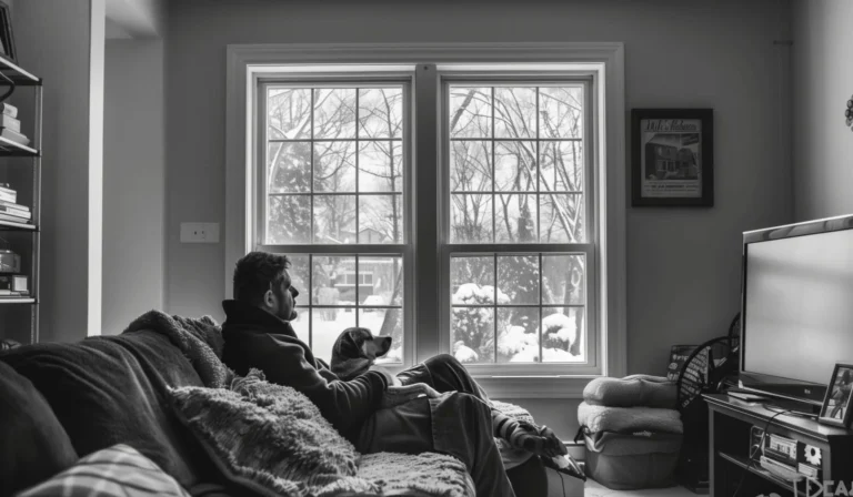 benefits section picture of a dog and a man